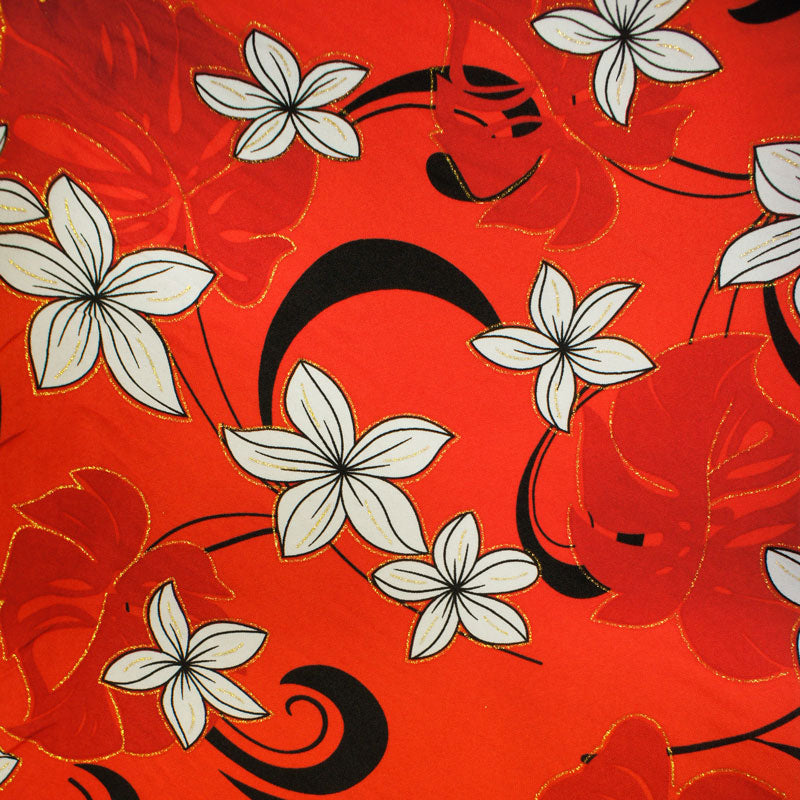 Aloha Shimmer Polyester Glitter Fabric | Islands Fabric