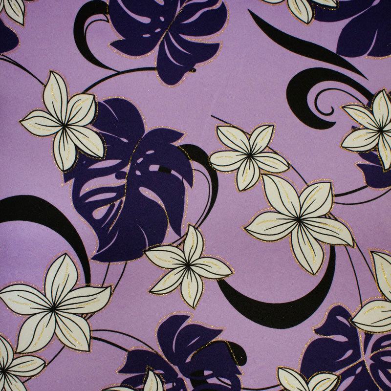 Aloha Shimmer Polyester Glitter Fabric | Islands Fabric