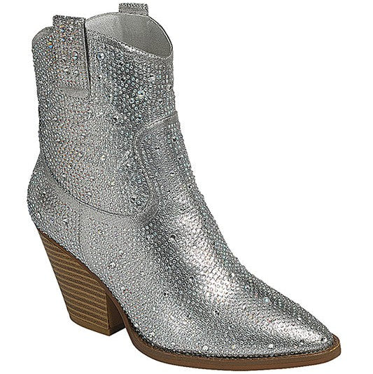Rhinestone Western Boots