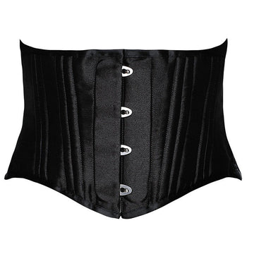 Court Corset Short Waist Girdle Double Steel Rib Waist Belt Clip Waist Seal