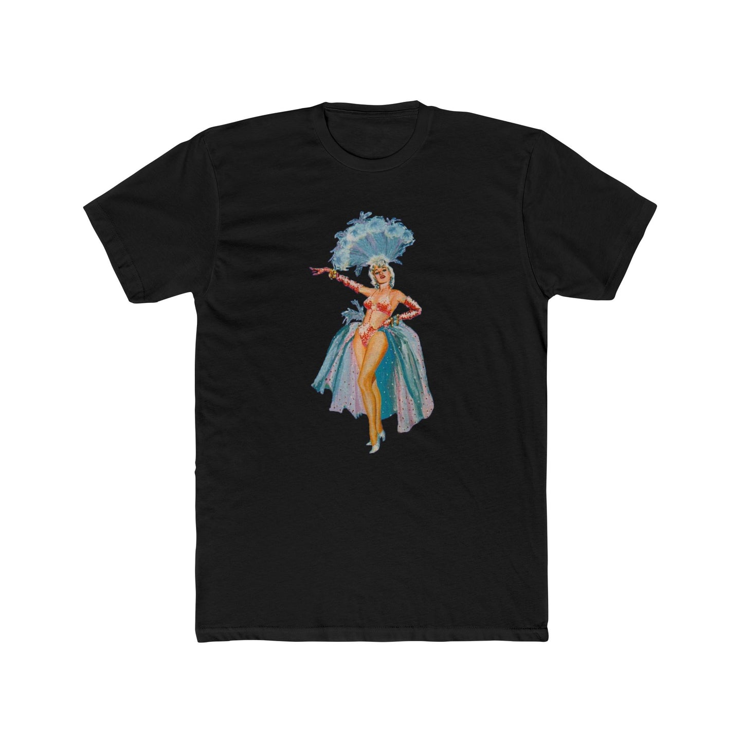 Blue Feather Vintage Showgirl Tee
