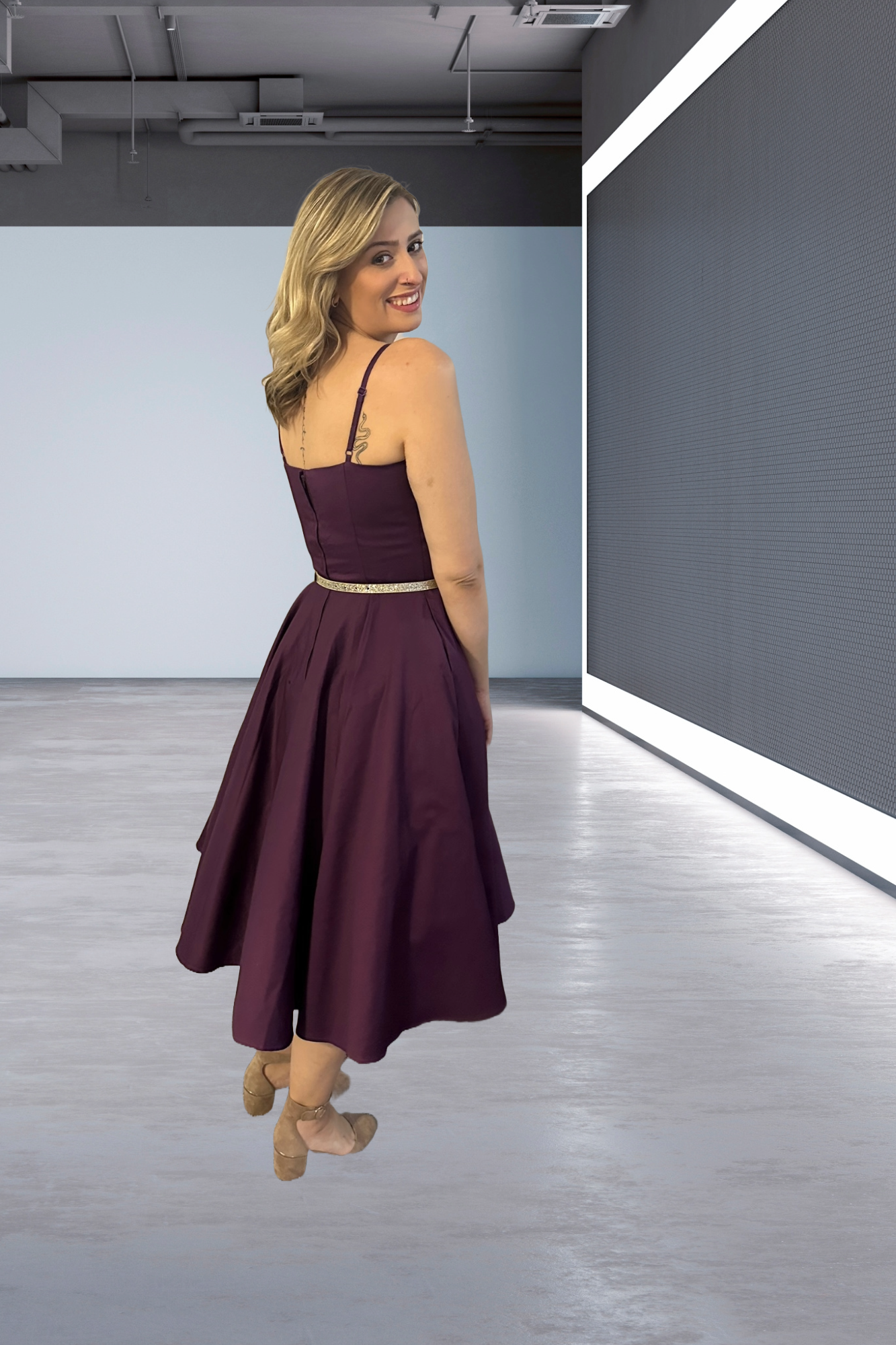 Pinup Style Full Circle Dress
