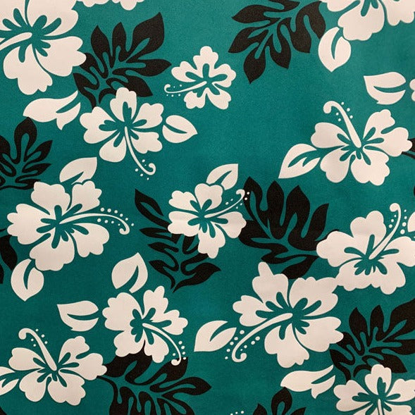 South Pacific Islander Flowers Polyester Fabric | Islands Fabric