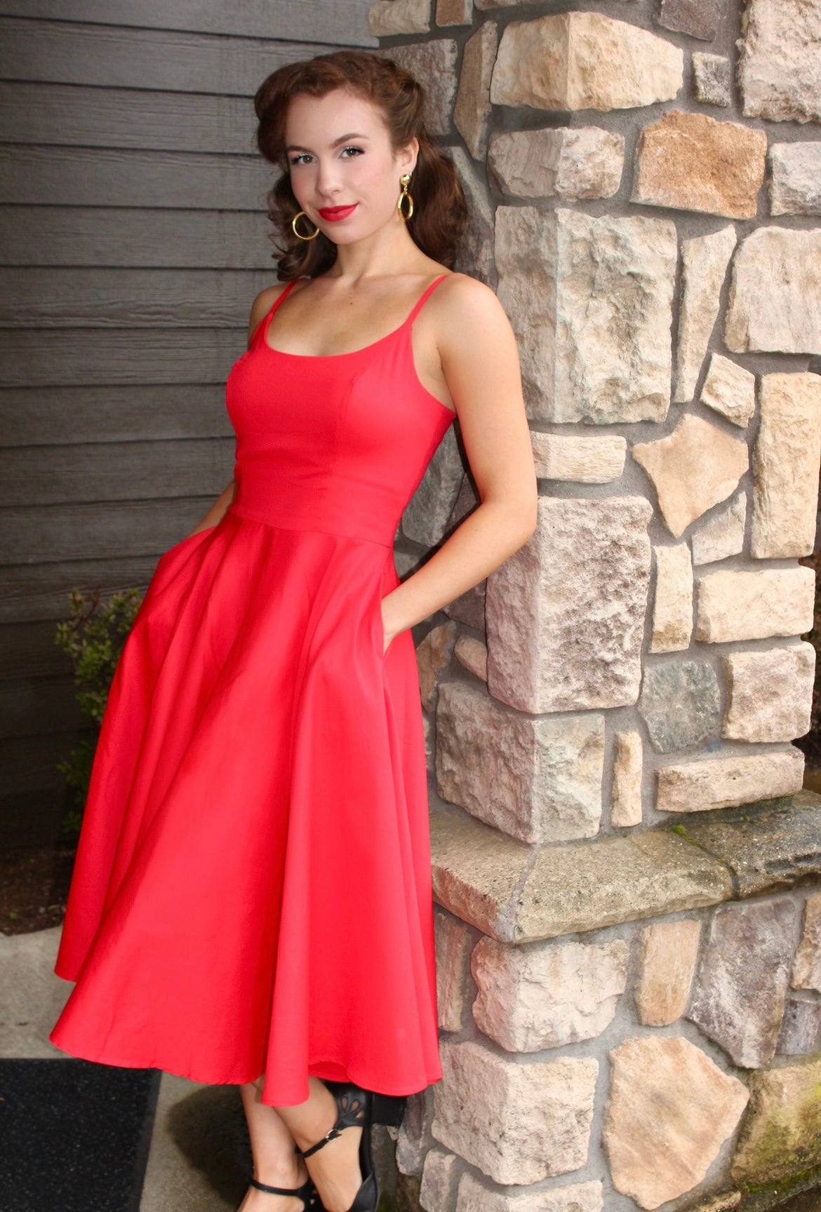 Pinup Style Full Circle Dress