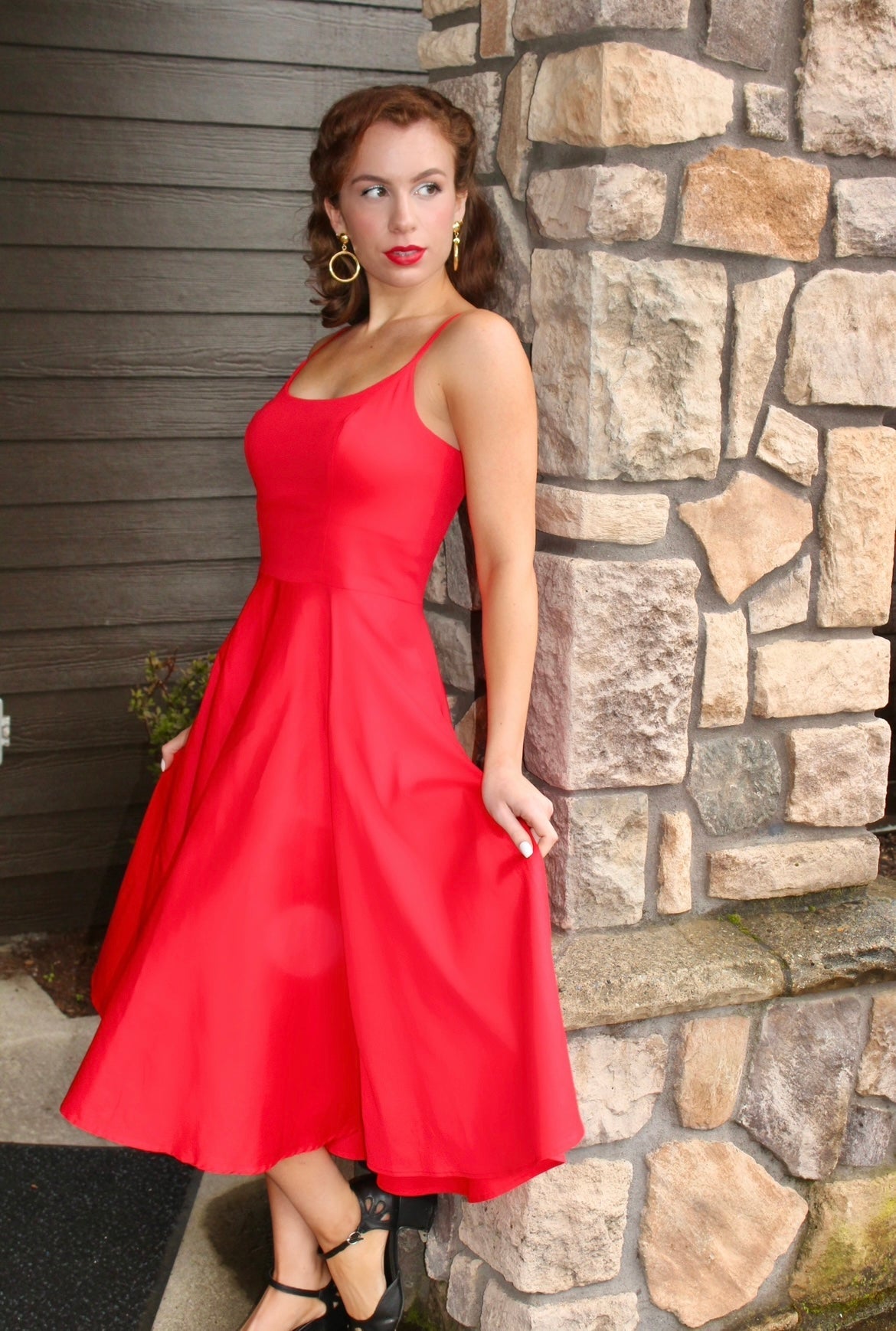 Pinup Style Full Circle Dress