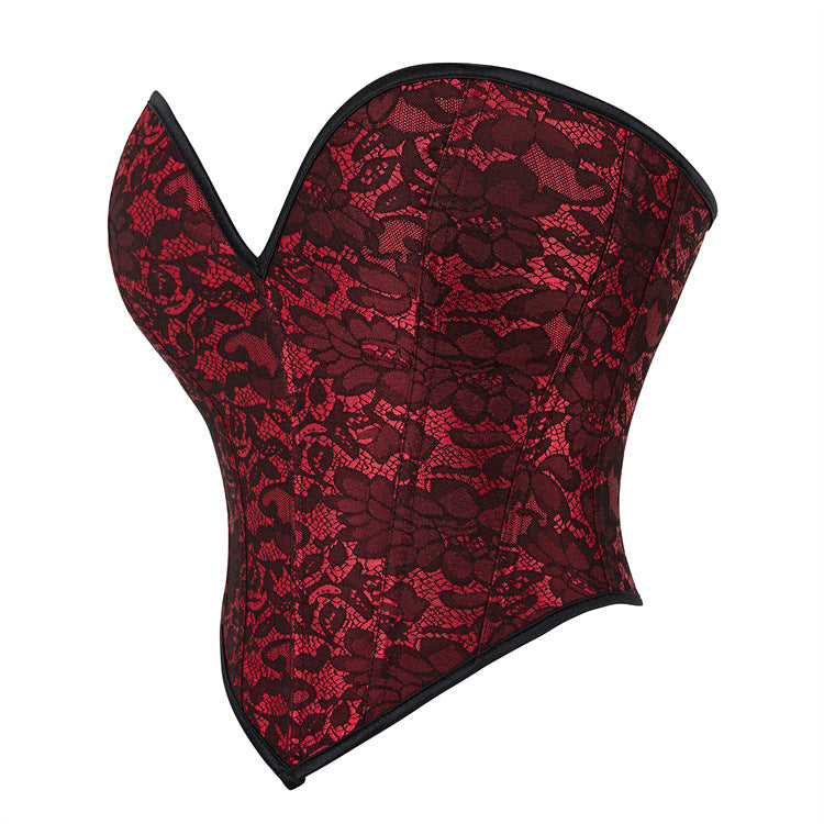 Dark Red Short Tube Top Sexy Women Top