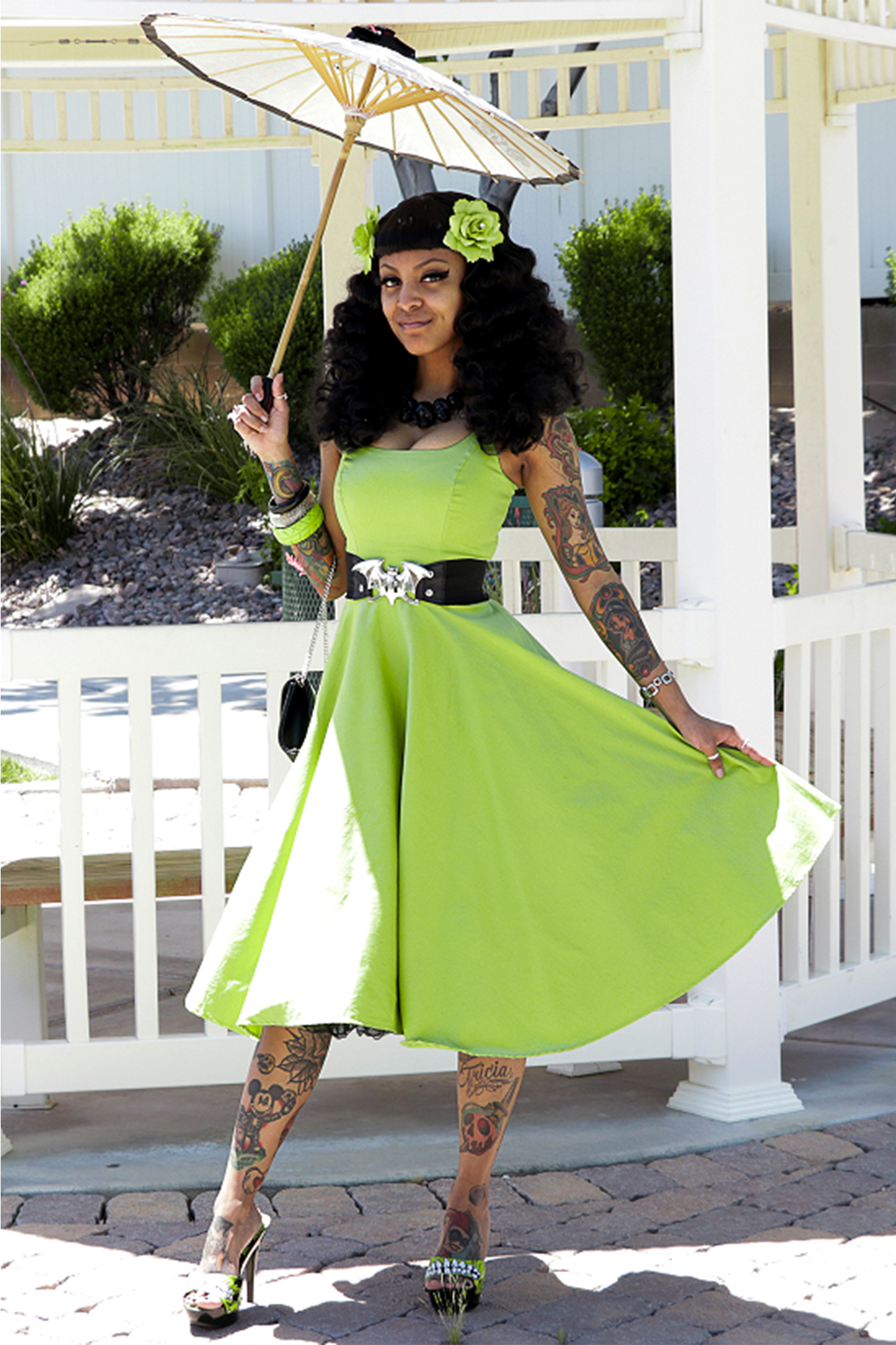 Pinup Style Full Circle Dress
