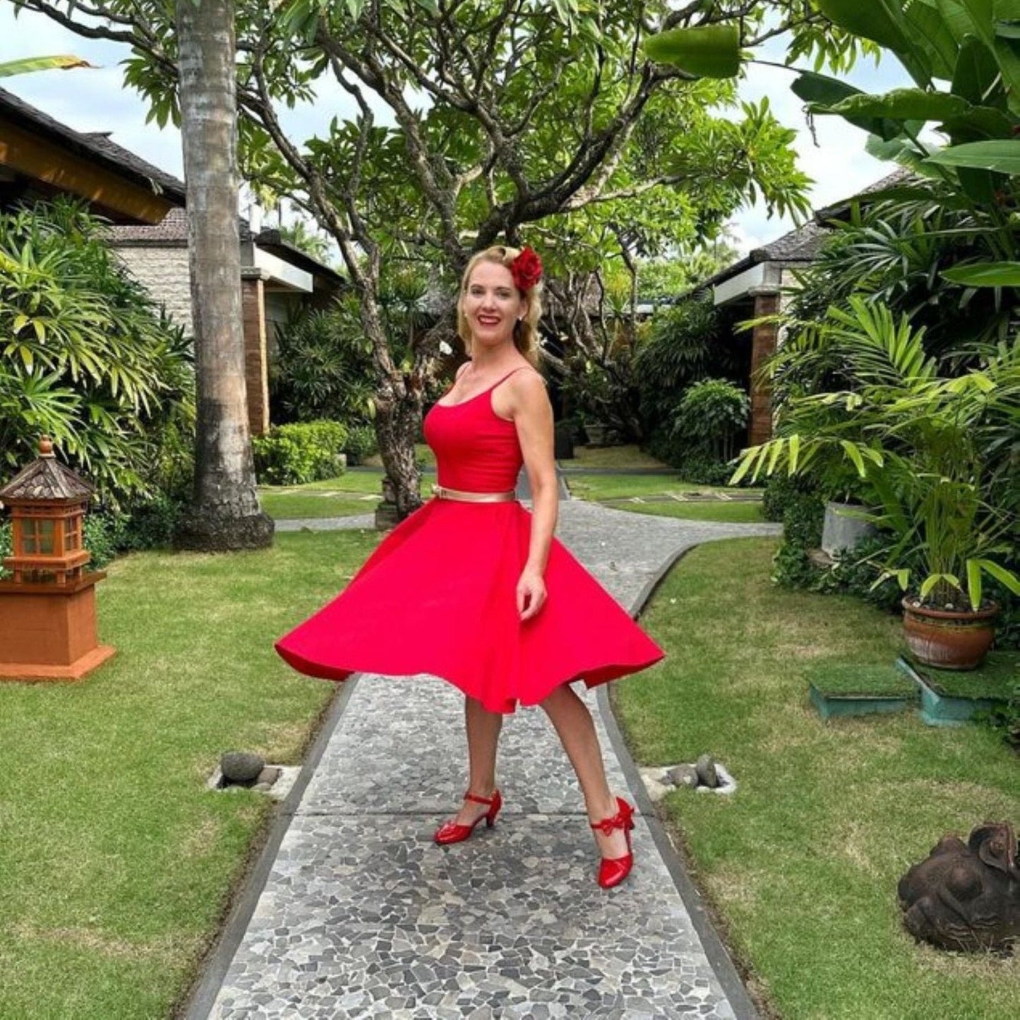 Pinup Style Full Circle Dress