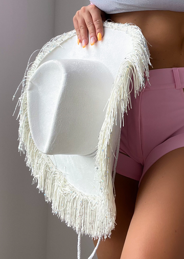 Wild Rider White Cowgirl Hat