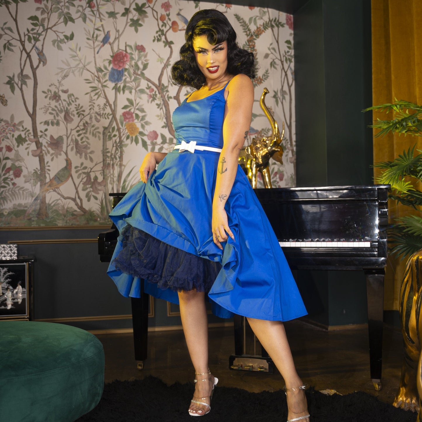 Pinup Style Full Circle Dress