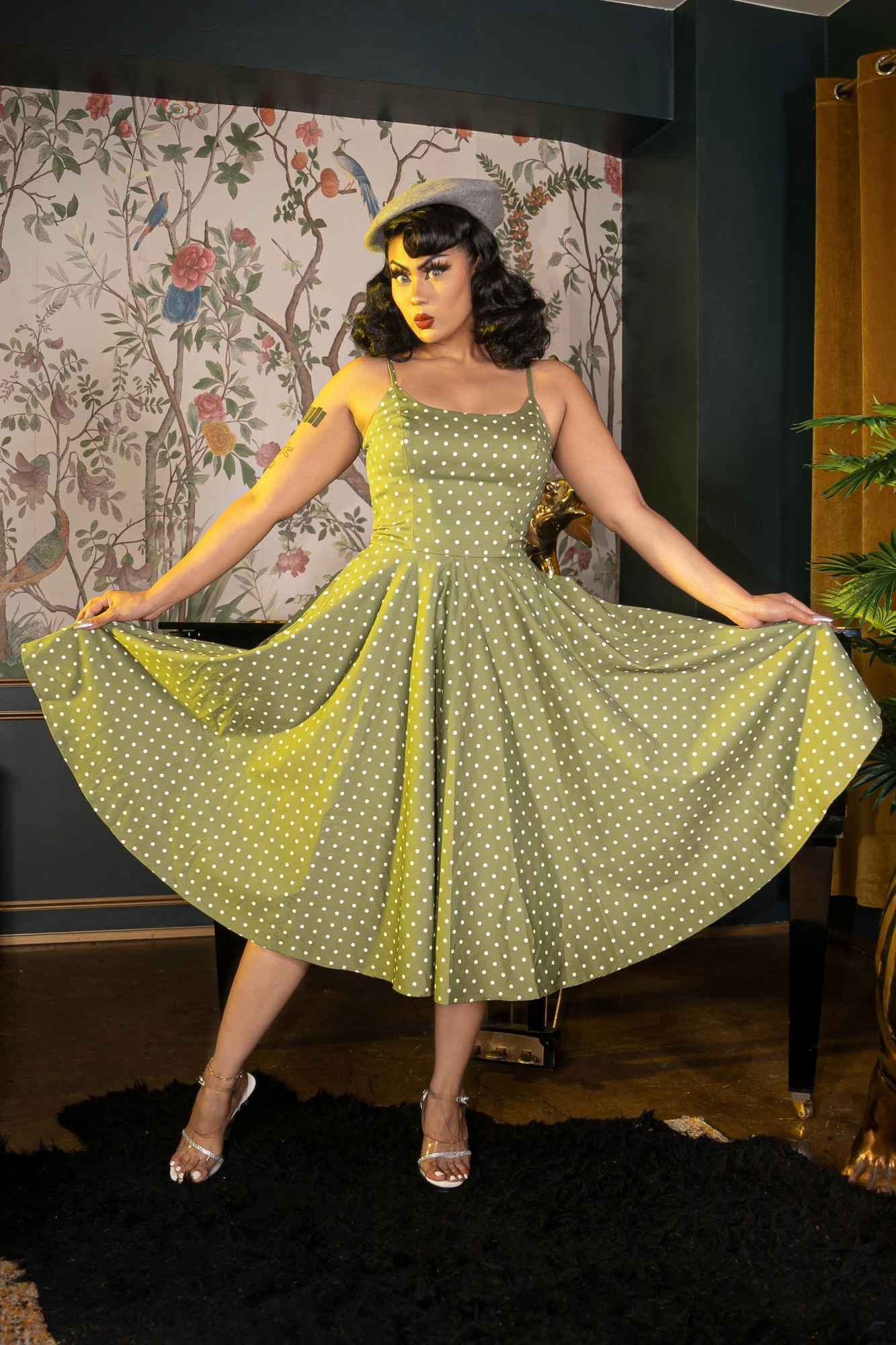 Pinup Style Full Circle Dress