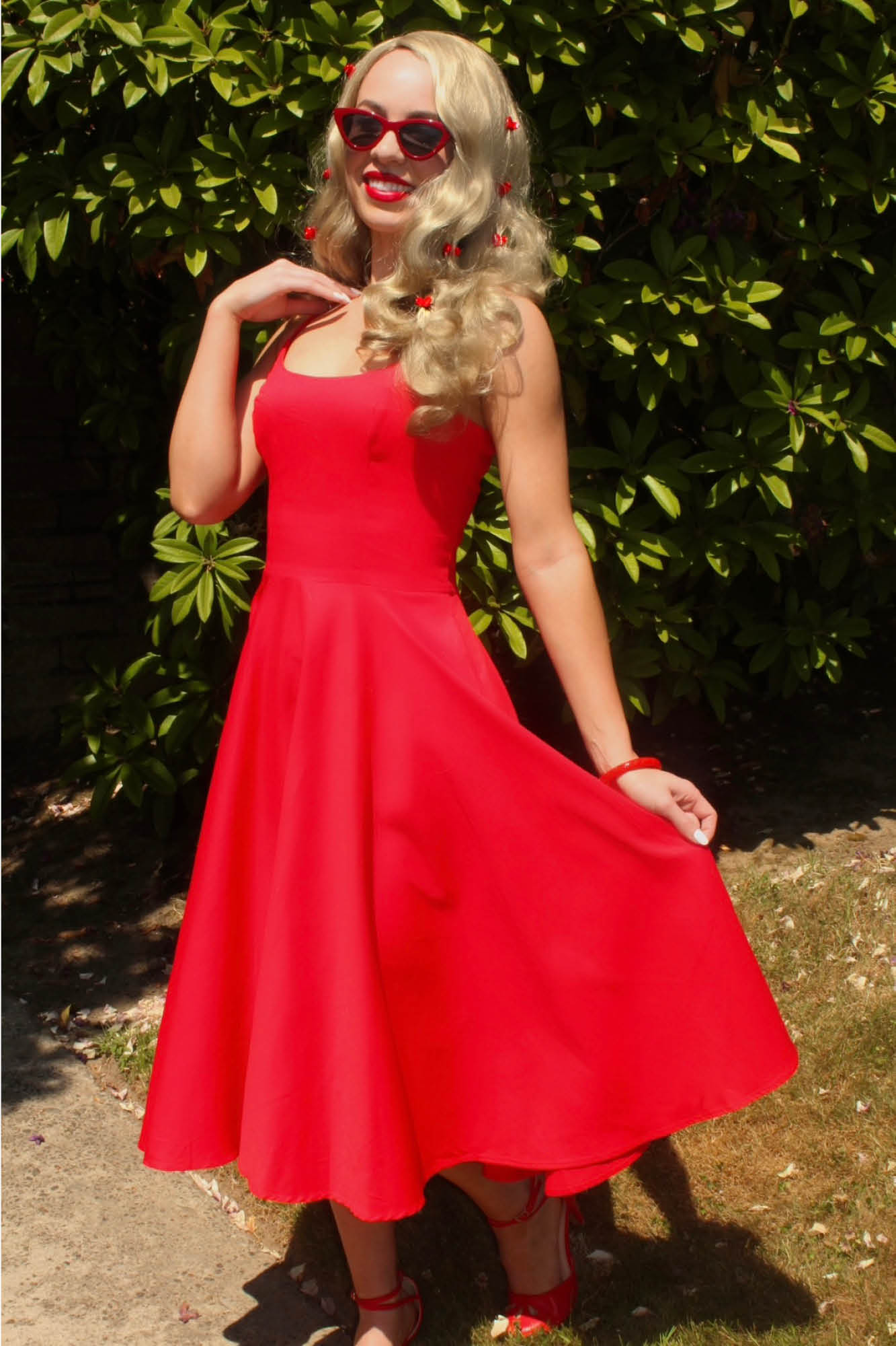 Pinup Style Full Circle Dress