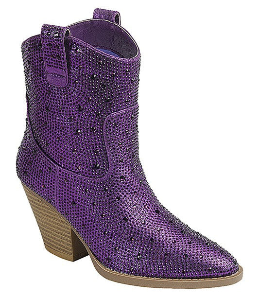 Rhinestone Western Boots