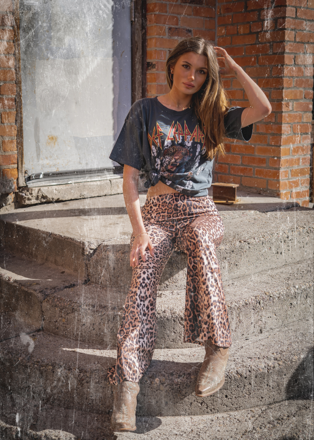 You Are Wild Leopard Print Flare Pants Bell Bottoms