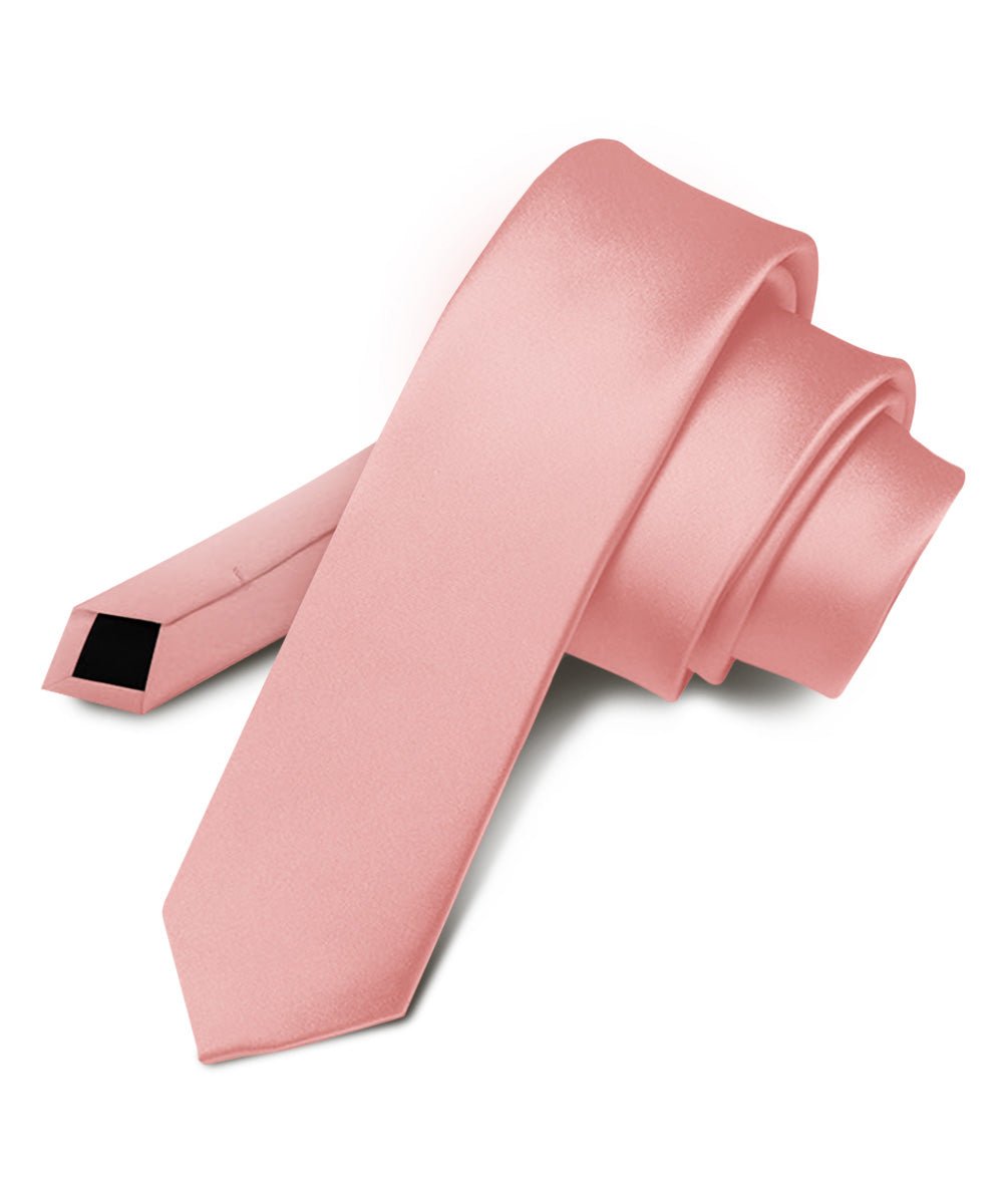 Vittorio Farina Men's Satin Skinny Necktie