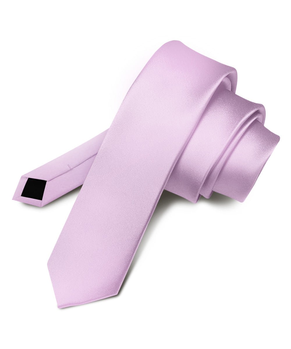 Vittorio Farina Men's Satin Skinny Necktie