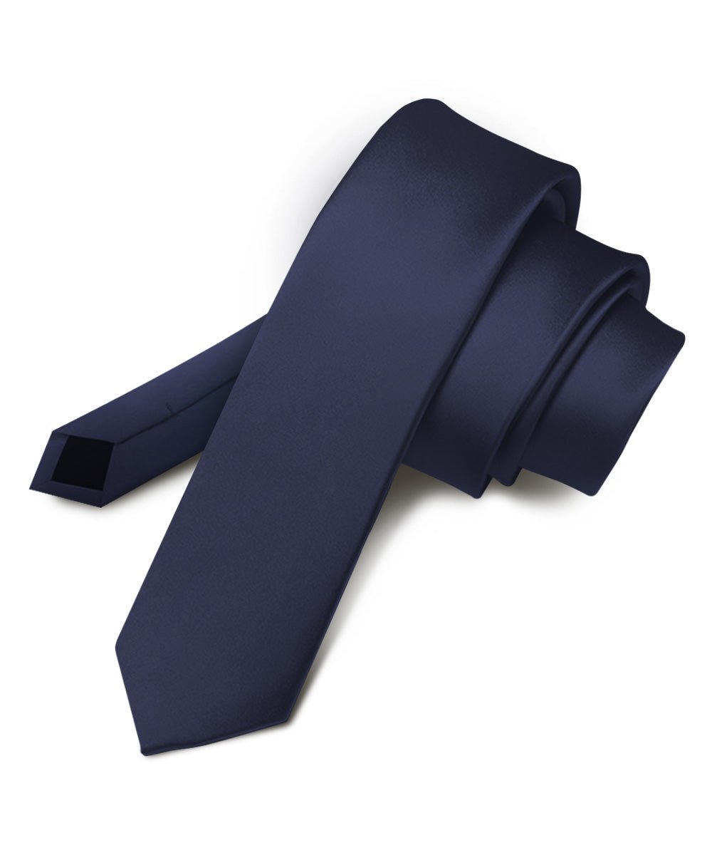 Vittorio Farina Men's Satin Skinny Necktie