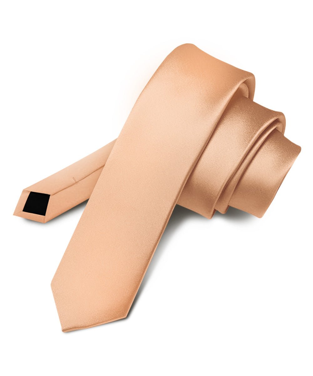 Vittorio Farina Men's Satin Skinny Necktie