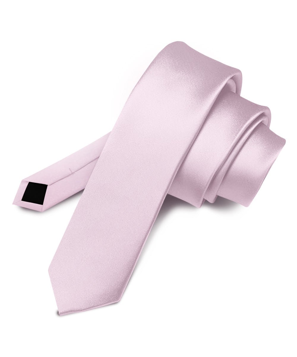 Vittorio Farina Men's Satin Skinny Necktie