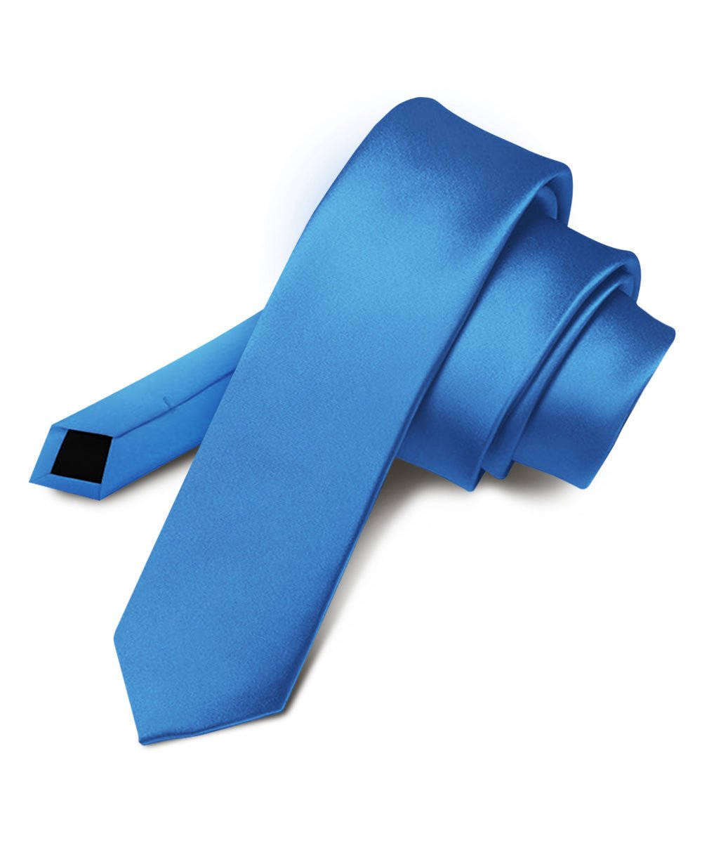 Vittorio Farina Men's Satin Skinny Necktie