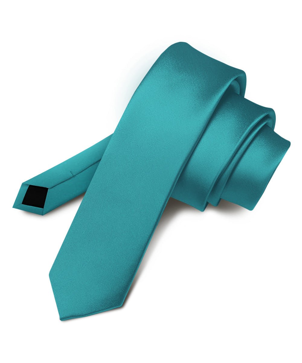 Vittorio Farina Men's Satin Skinny Necktie