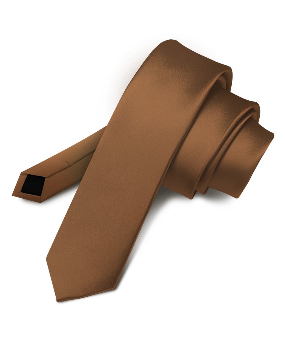 Vittorio Farina Men's Satin Skinny Necktie