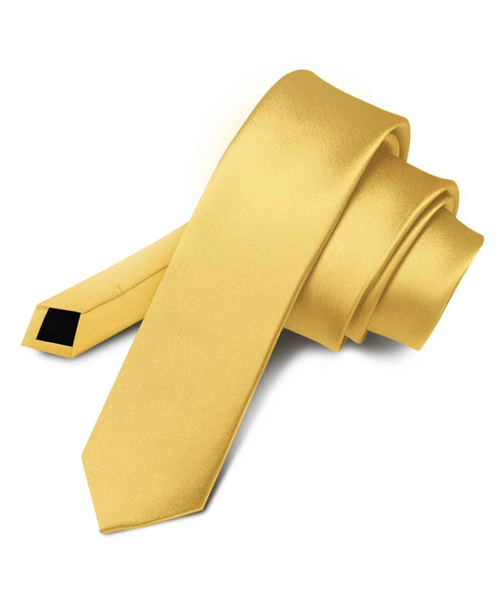 Vittorio Farina Men's Satin Skinny Necktie