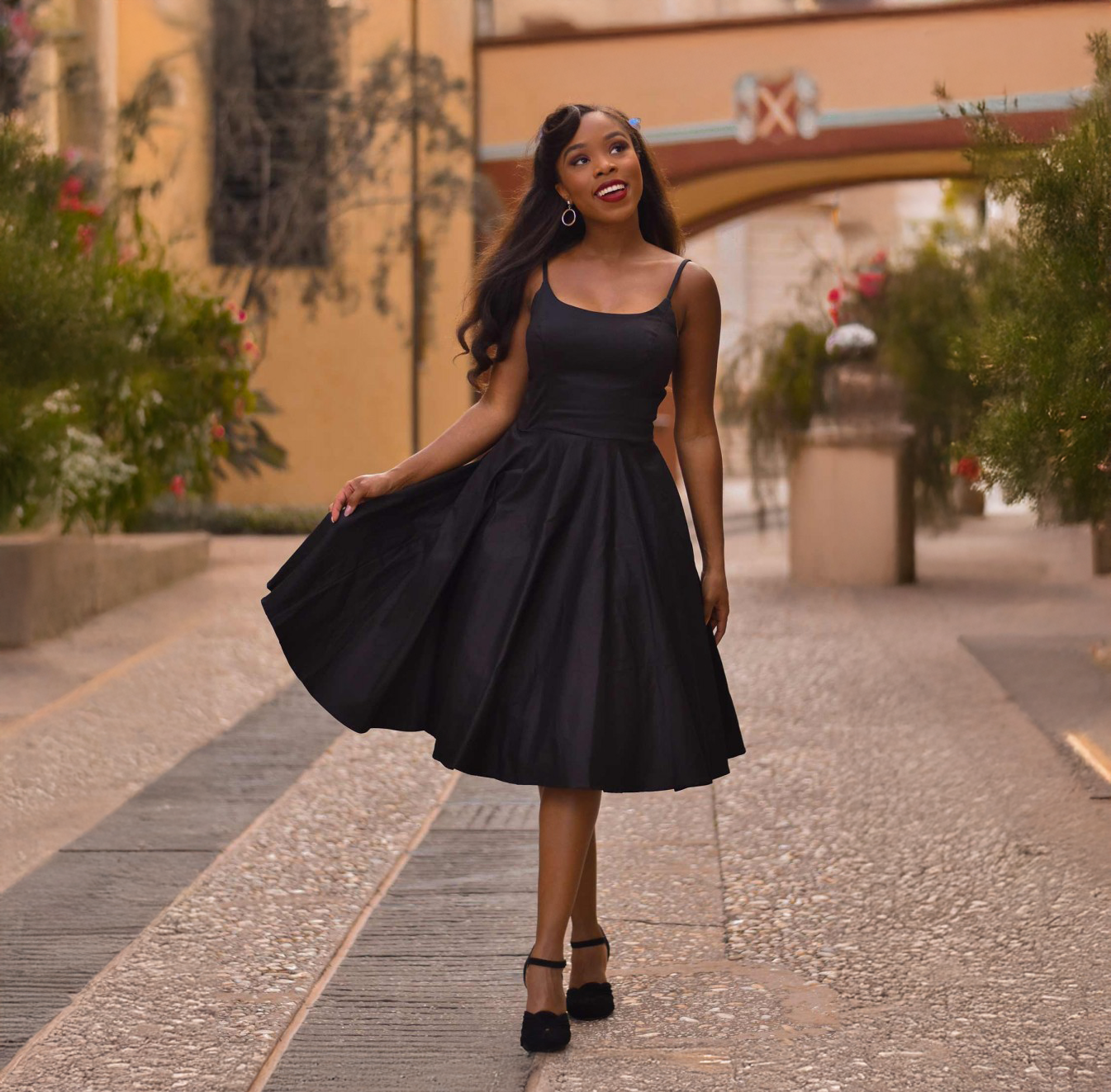 Pinup Style Full Circle Dress