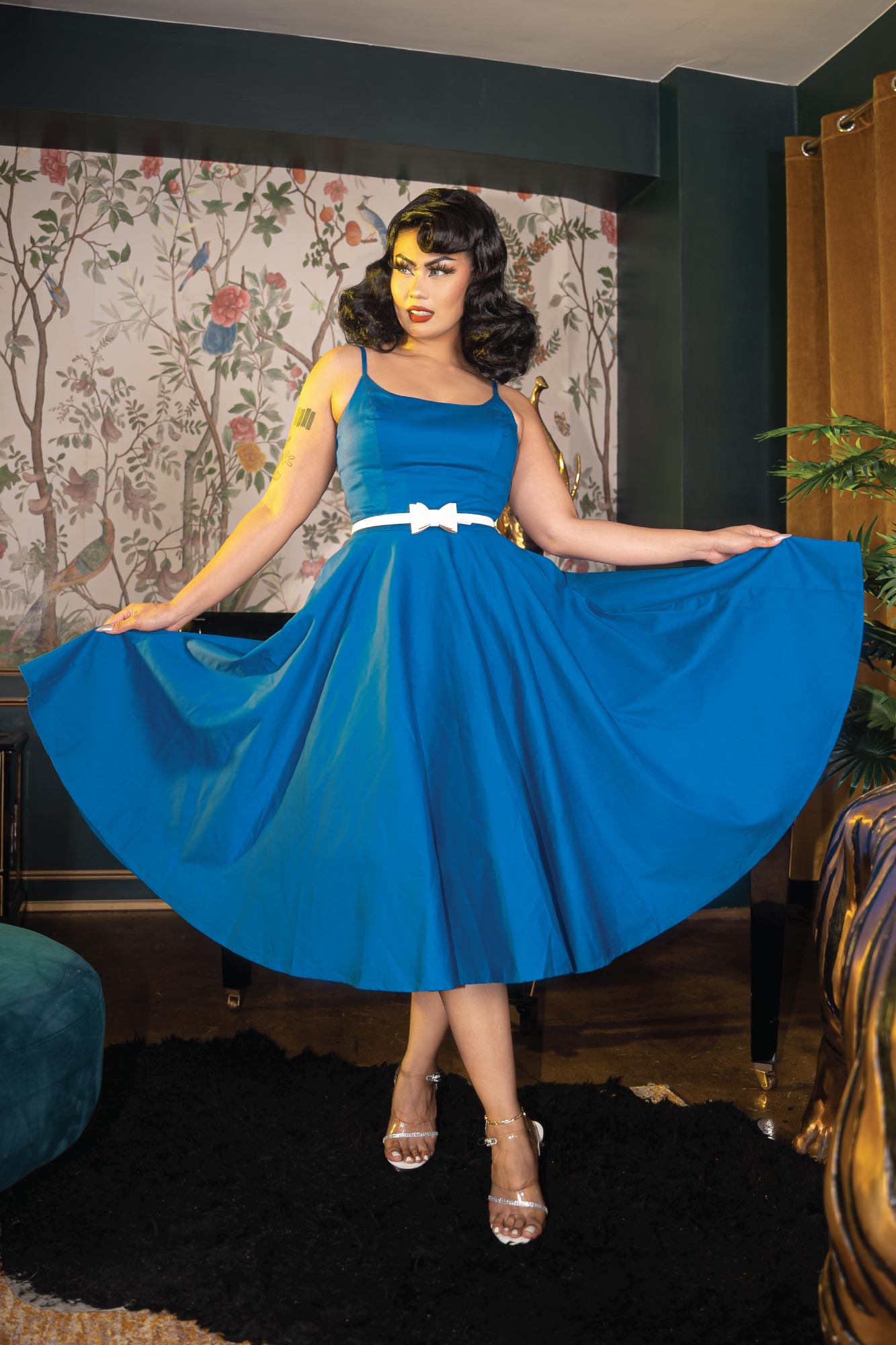 Pinup Style Full Circle Dress