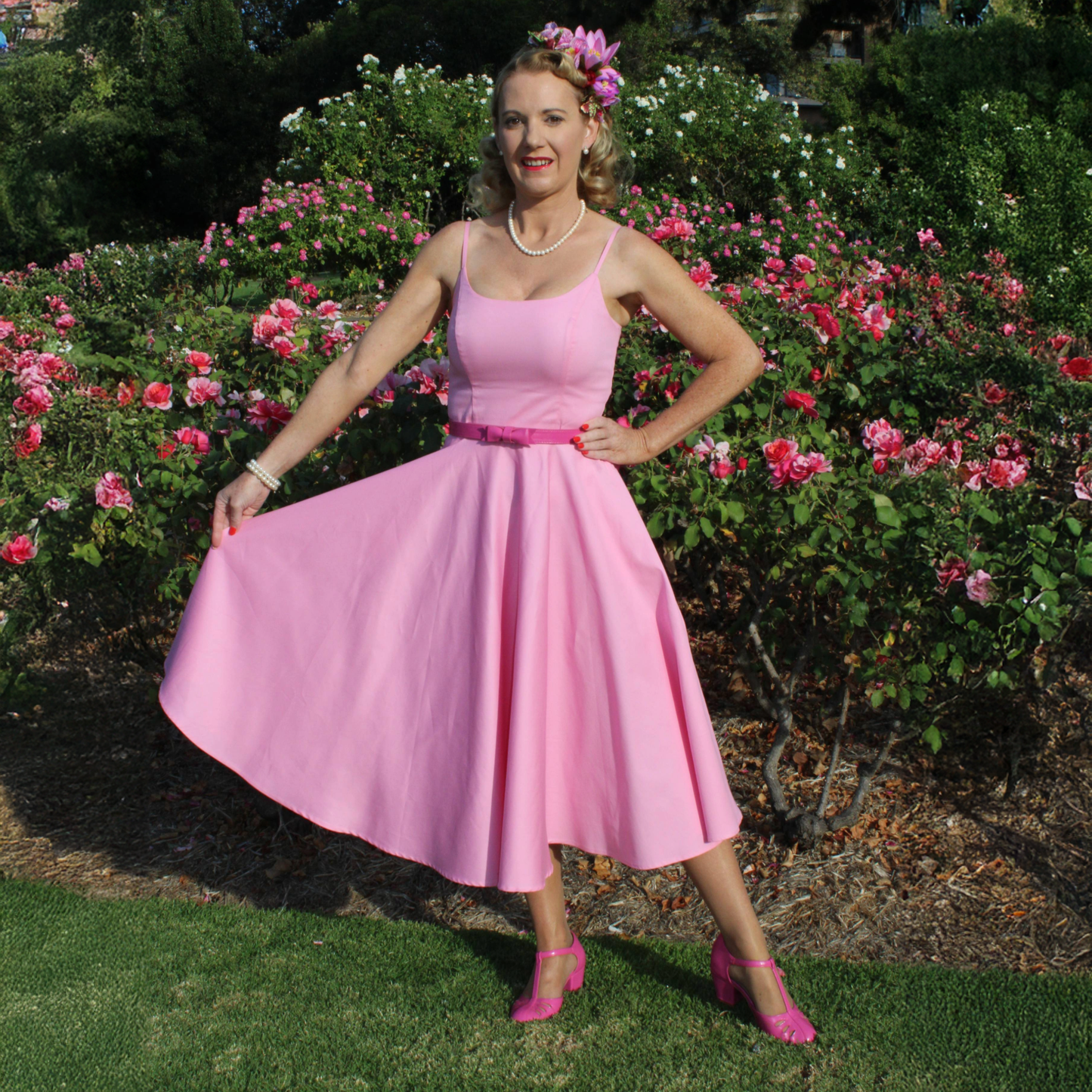 Pinup Style Full Circle Dress