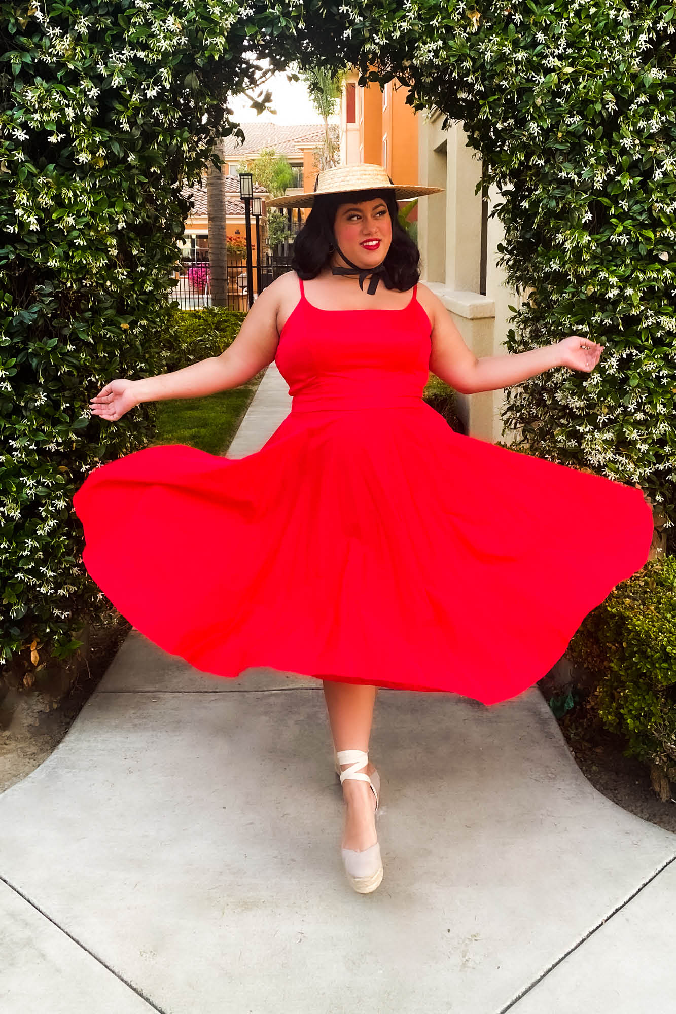 Pinup Style Full Circle Dress