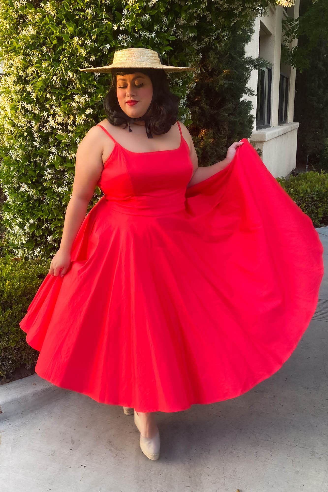 Pinup Style Full Circle Dress
