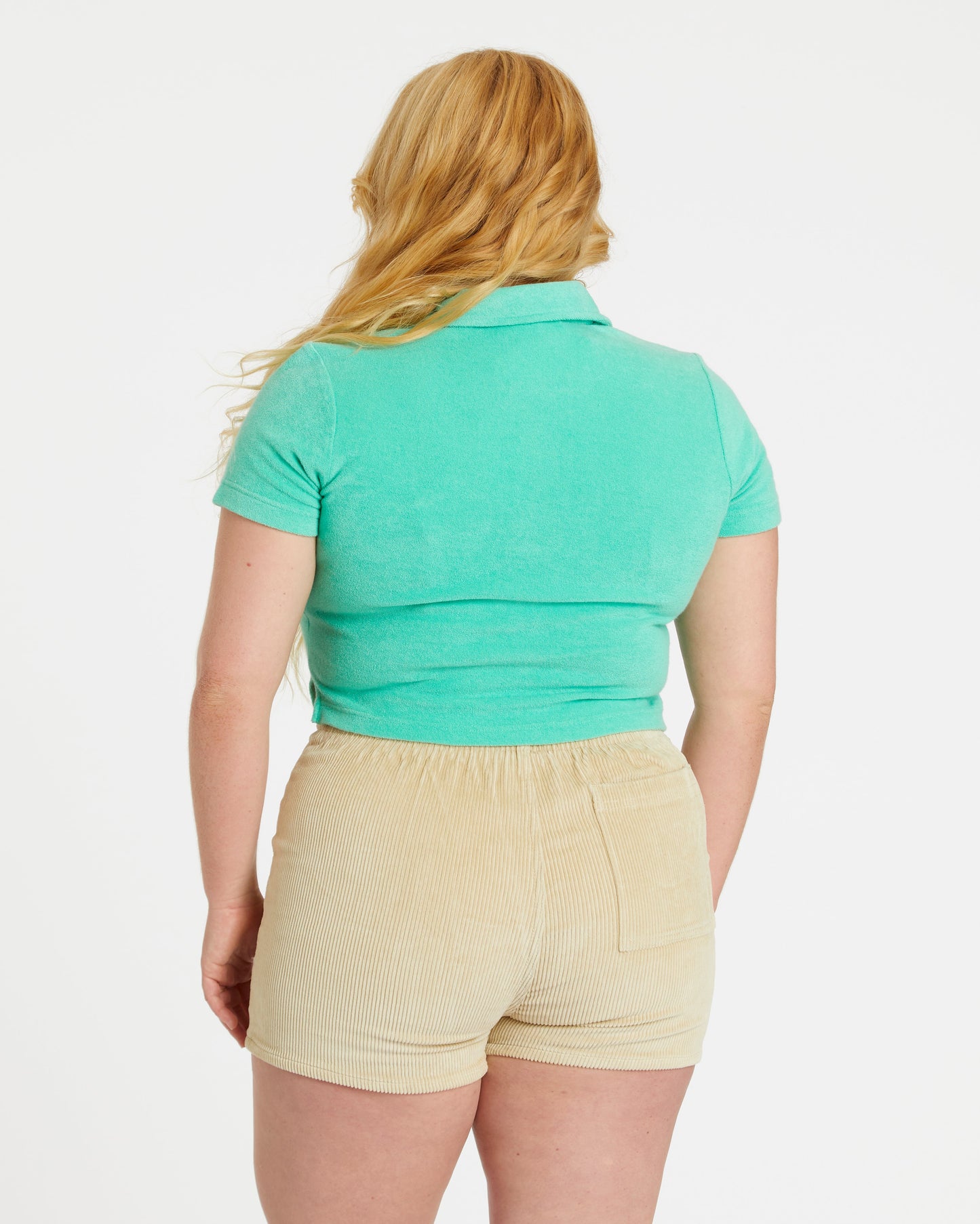 Women's Terry Polo (Mint)