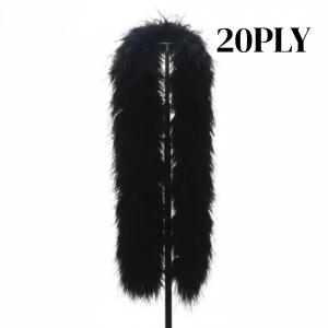 Premium Natural Ostrich Feather Multi-Ply Performance Boa