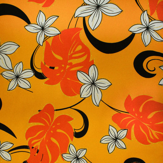 Aloha Shimmer Polyester Glitter Fabric | Islands Fabric