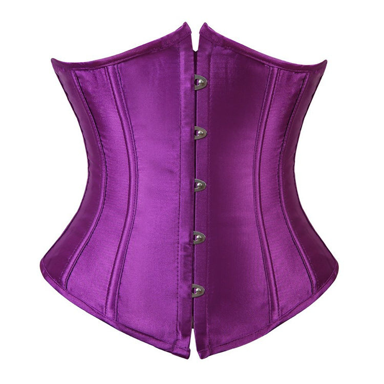 Court Satin Waist Seal Waist Belt Clip Women Body Shaping Belly Band