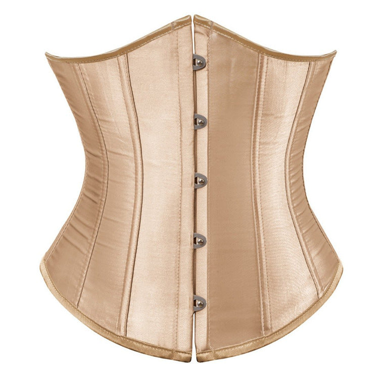 Court Satin Waist Seal Waist Belt Clip Women Body Shaping Belly Band