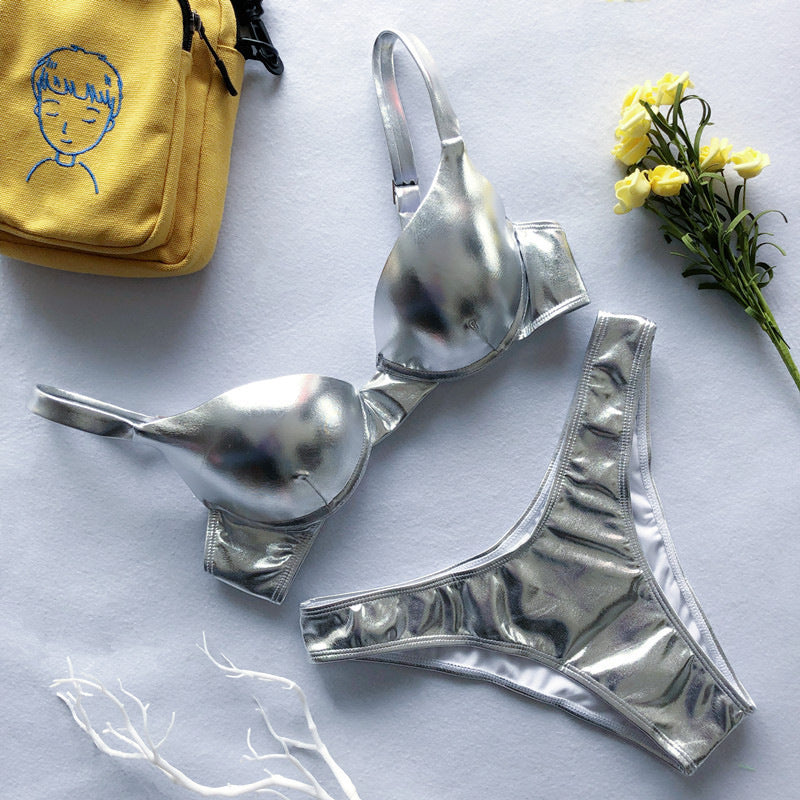 Starstruck Metallic Bikini Set
