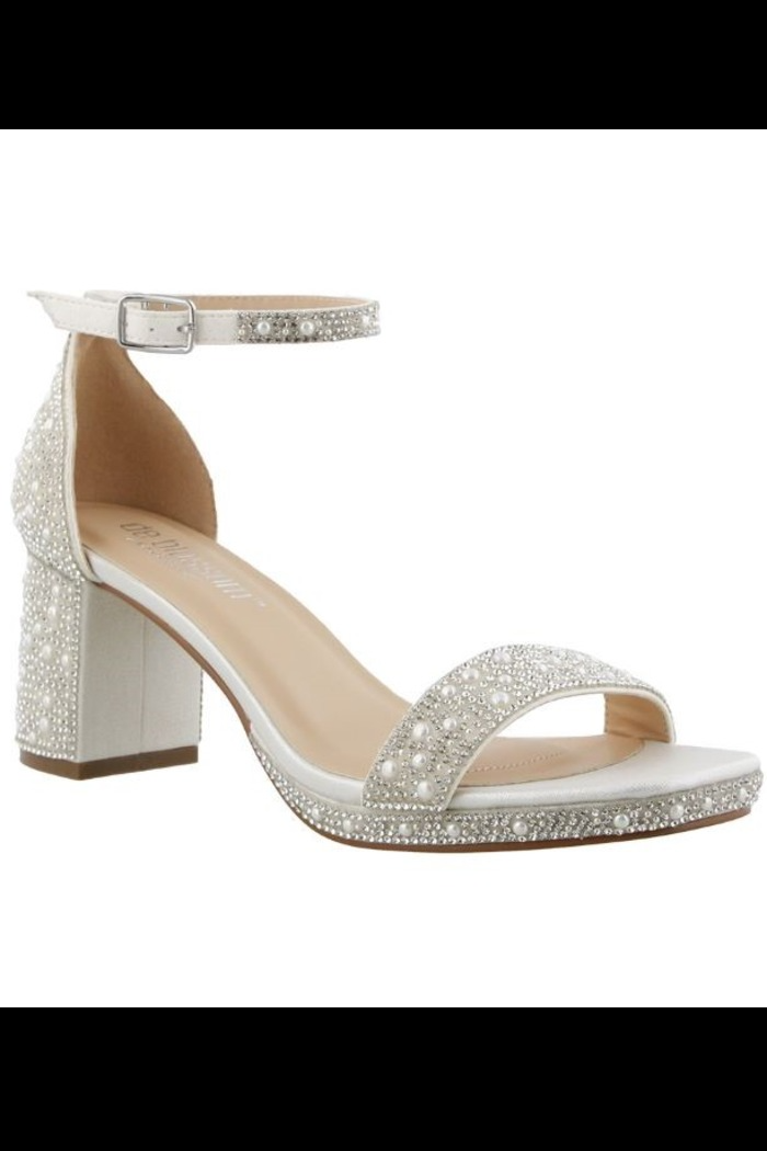 Pearl and Rhinestone Heel