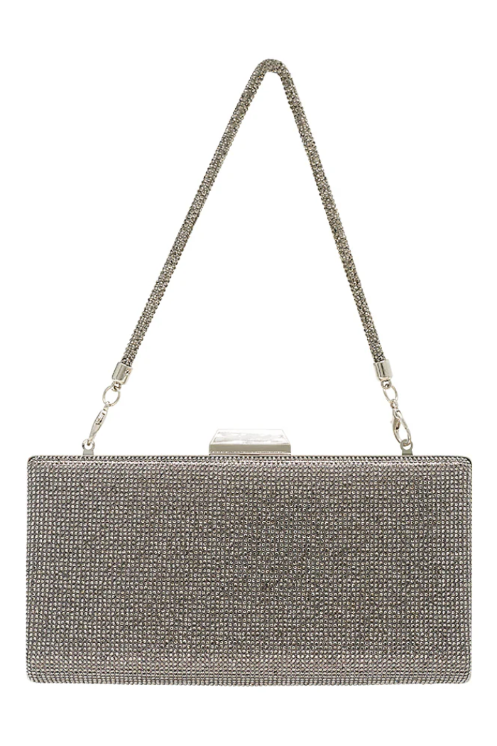 Rhinestone Shimmer Clutch