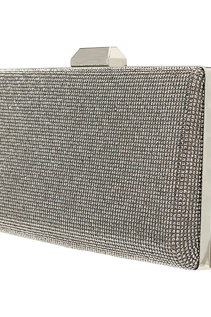 Rhinestone Shimmer Clutch