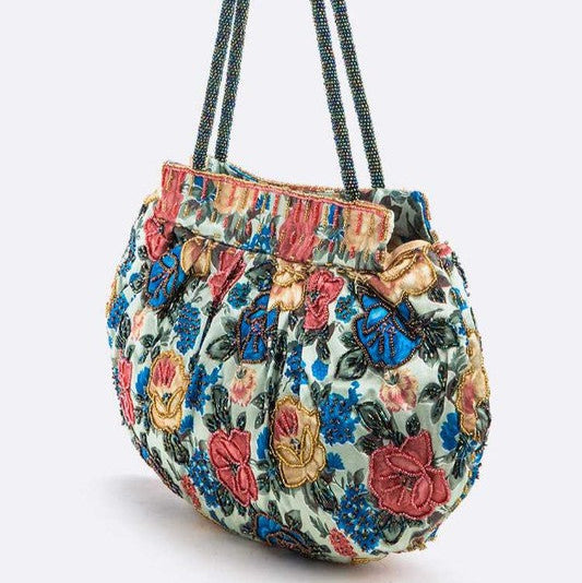 Floral Glam Evening Purse
