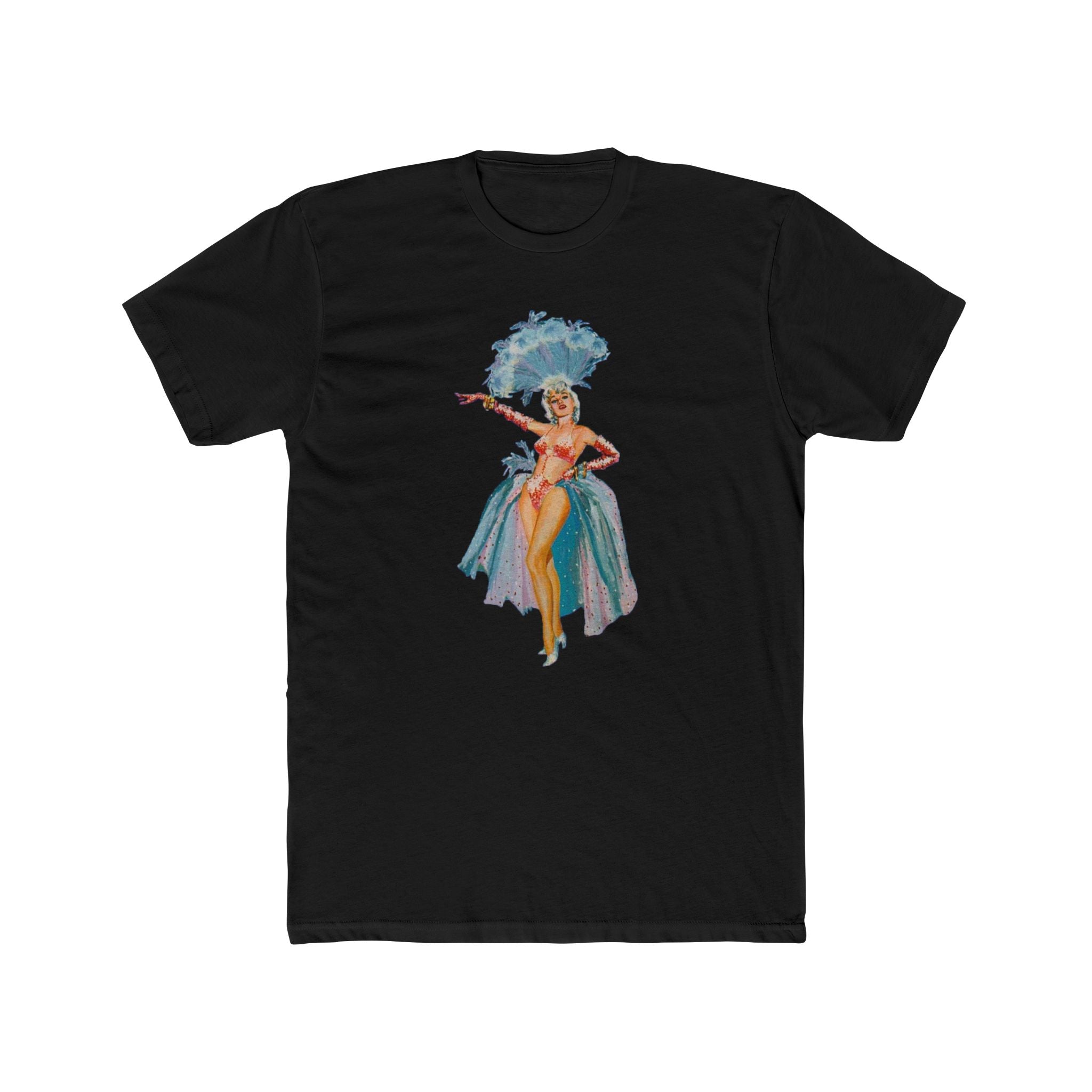 Blue Feather Vintage Showgirl Tee
