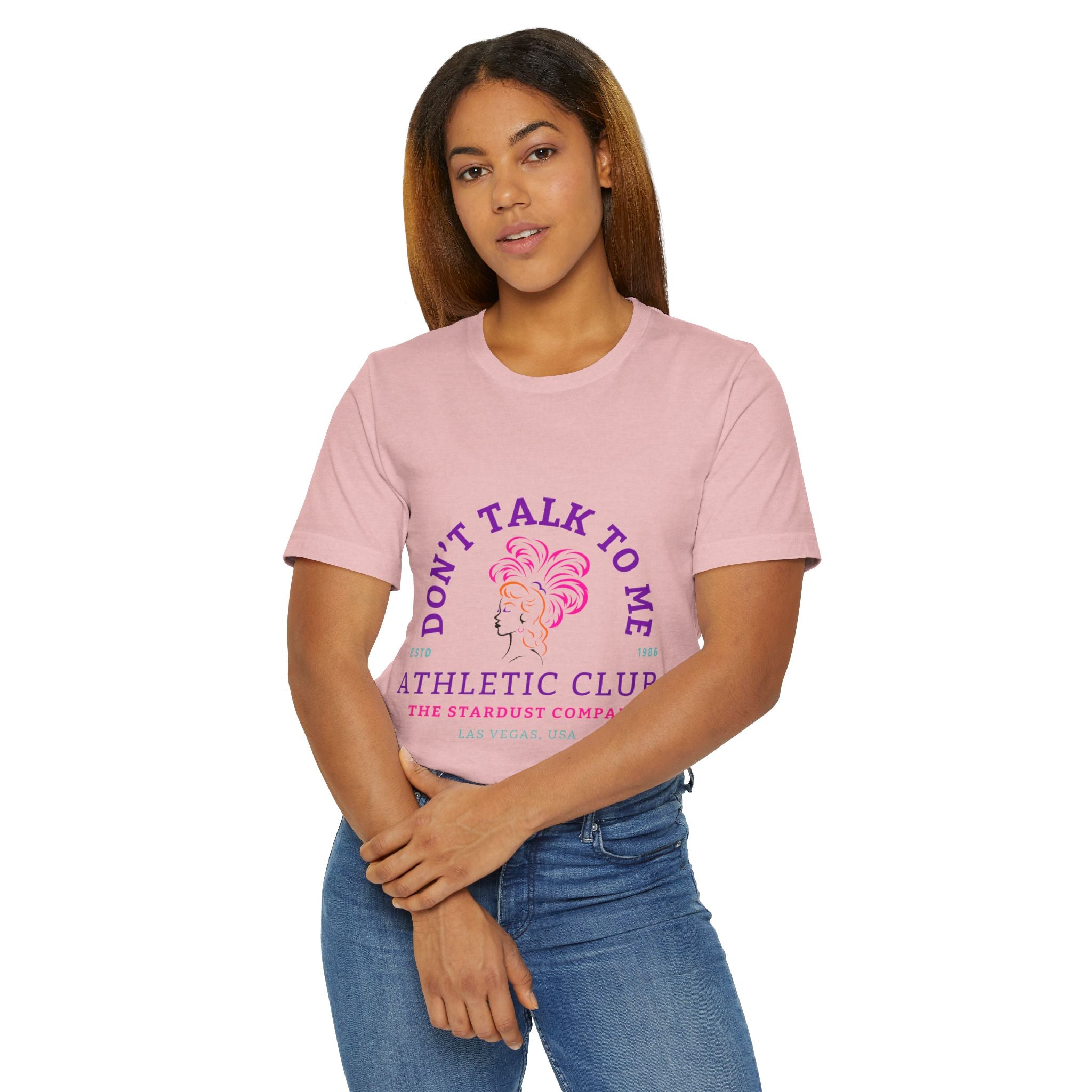 Unisex Jersey T-Shirt: Sassy Athletic Club Tee, Perfect for Casual Outings, Gift for Friends, Birthday Wear, Fun Statement Shirt