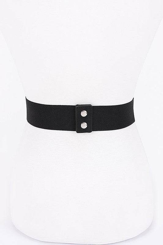 Rhinestone Bow Tie Elastic Fashion Belt