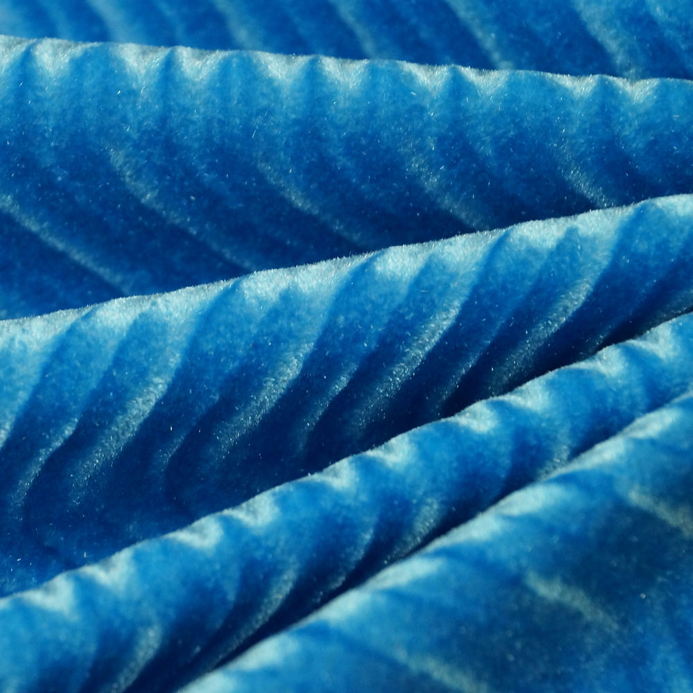 Swirl Velvet Flocking Fabric