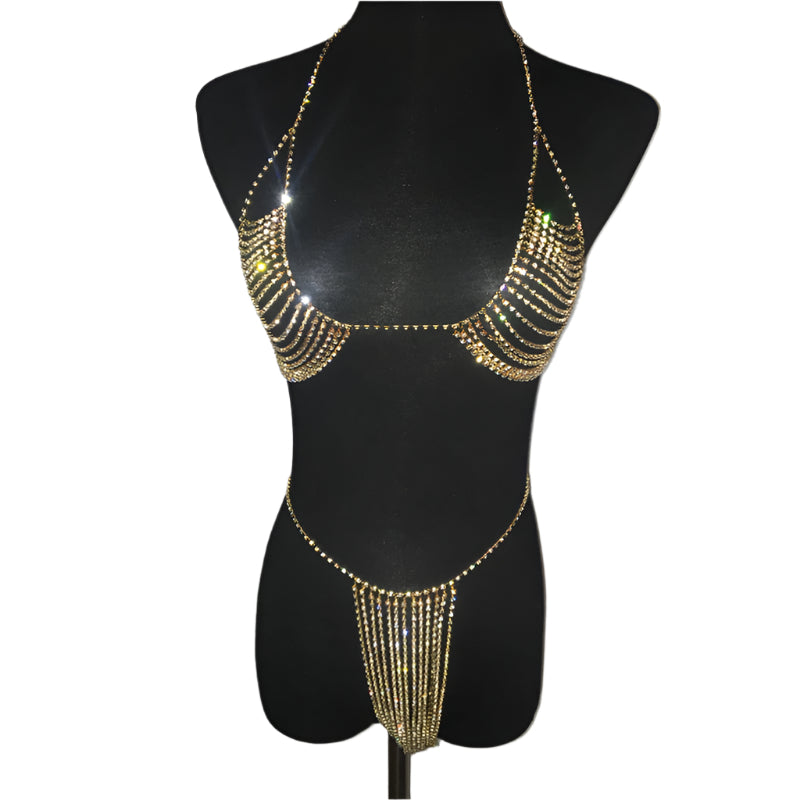 Disco Inferno Chain Bikini