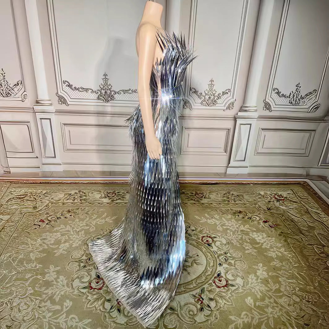 Luxury Sequined Evening Gown