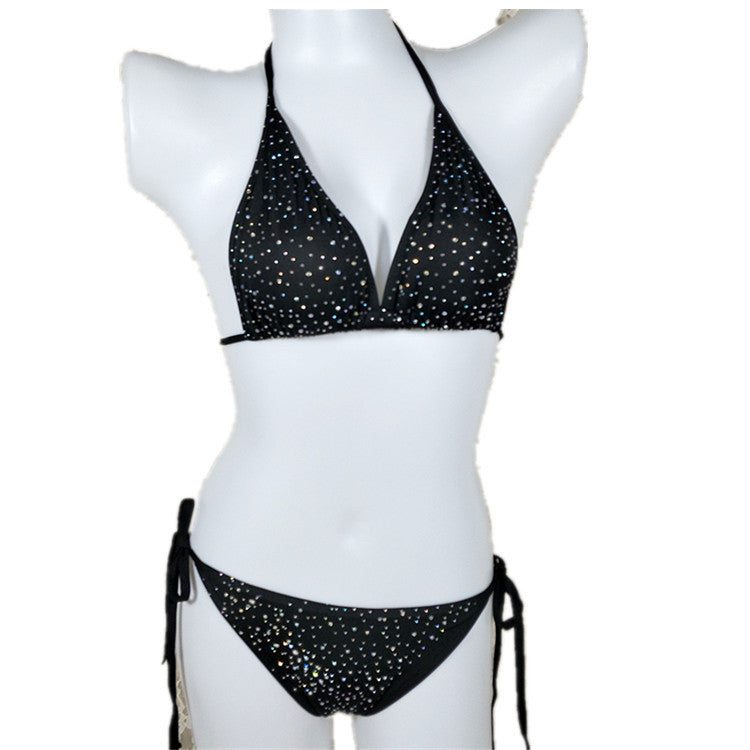 Midnight Sparkle Triangle Bikini