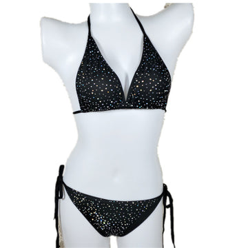 Midnight Sparkle Triangle Bikini